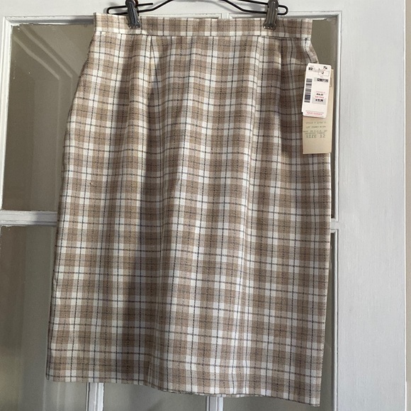Isaac Hazan Dresses & Skirts - Vintage 80s plaid pencil skirt - NWT